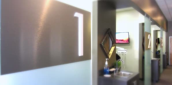 Inside Hillside Dentistry & Orthodontics — Torrance, CA — signage