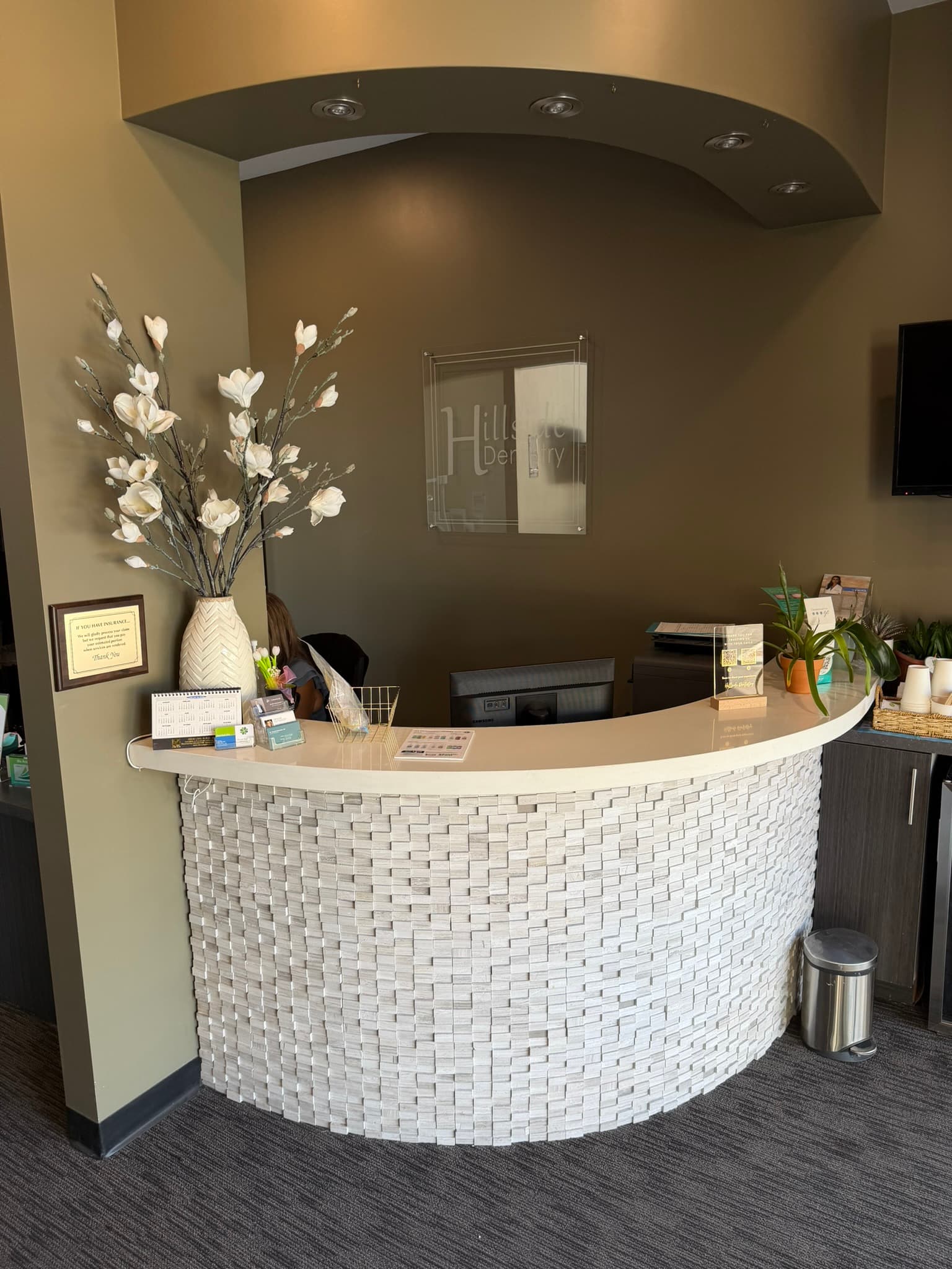 Inside Hillside Dentistry & Orthodontics — Torrance, CA — front desk