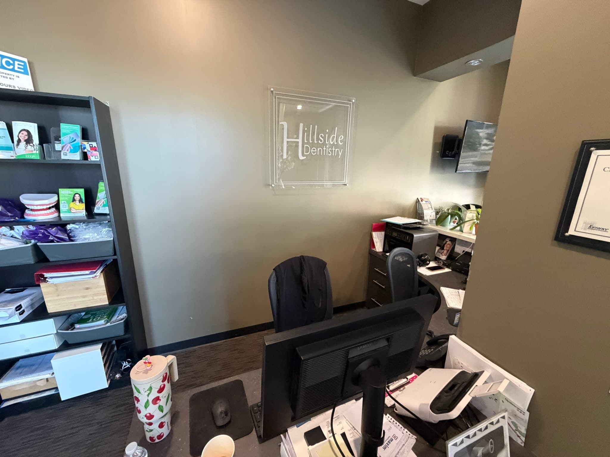 Inside Hillside Dentistry & Orthodontics — Torrance, CA — front office