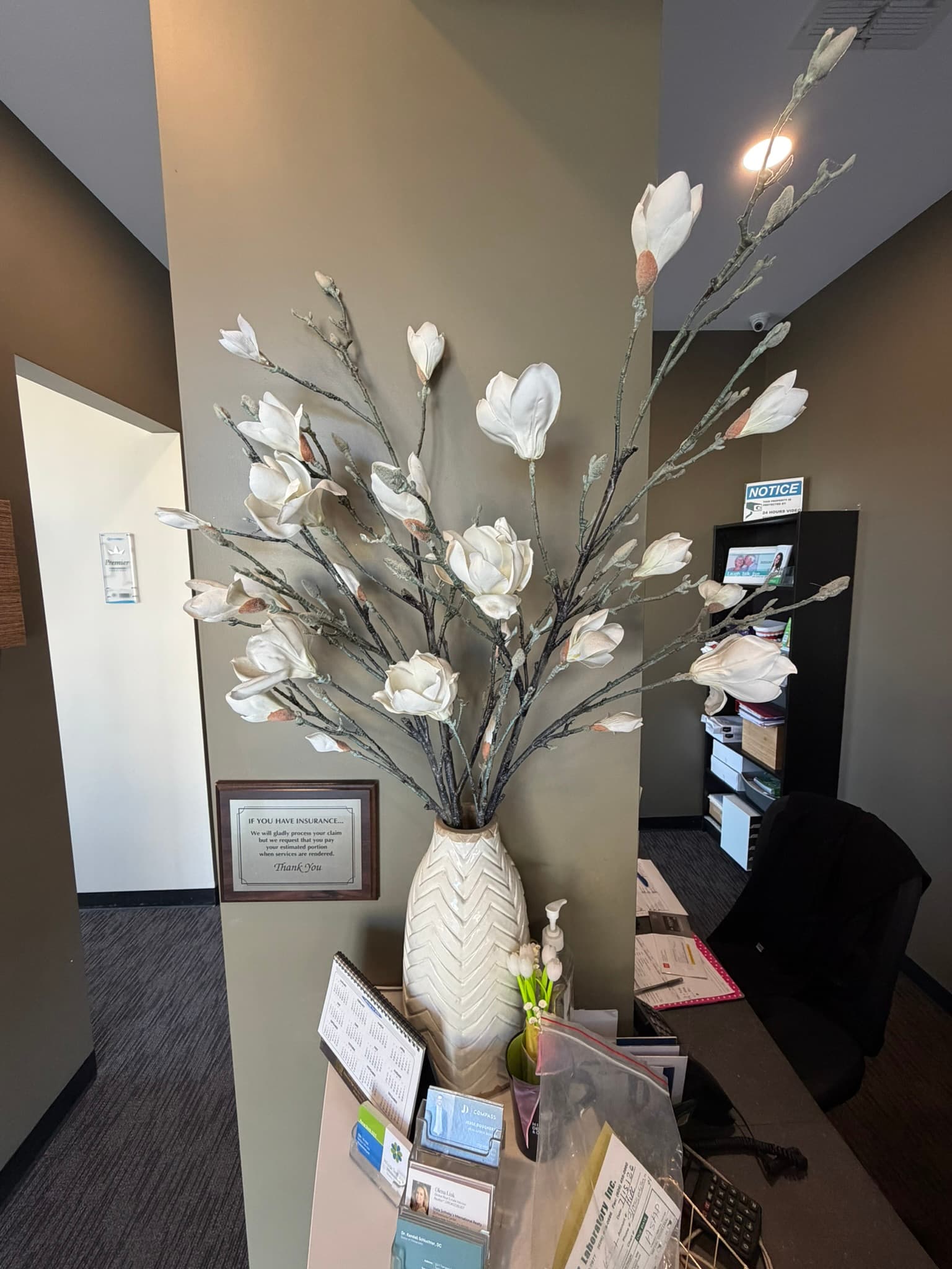 Inside Hillside Dentistry & Orthodontics — Torrance, CA — reception details